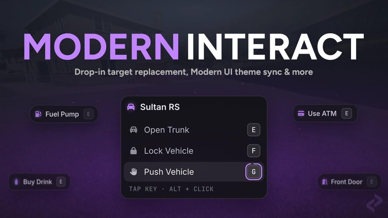 Modern Interact running in FiveM