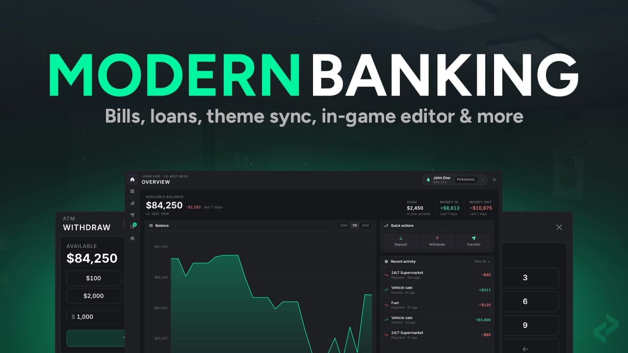Modern Banking - FiveM Script