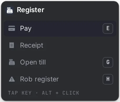 Modern Interact prompt