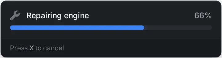 Modern UI progress bar